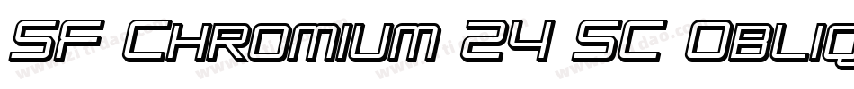 SF Chromium 24 SC Oblique字体转换